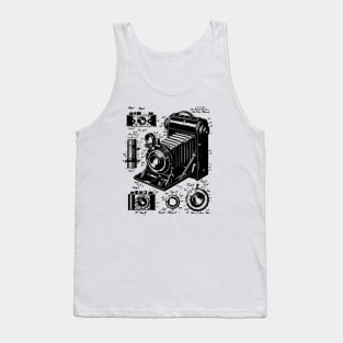 vintage camera blueprints Tank Top